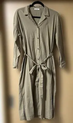 FORK & SPOON ベージュ シャツワンピース アーバンリサーチドアーズ