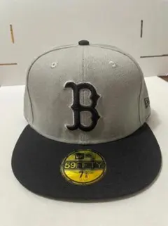 NEW Era 59FIFTY キャップ グレー ブラック 7 3/8のサムネイル