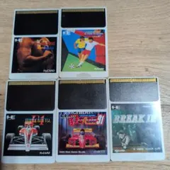 PCエンジン HuCARD ソフト 5本セット