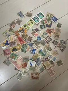 使用済み切手　約90枚
