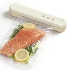 真空パック機 60kPa強力吸引 3モード搭載 食品保存 鮮度長持ち コンパクト