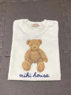 miki house クマイラスト Tシャツ 90サイズ 半袖