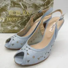 【美脚】セブントゥエルブサーティ パンプス 36サイズ 水色