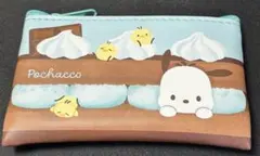 サンリオキャラクターズ　シークレットフラットミニポーチ　ポチャッコ