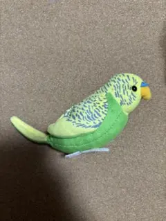 セキセイインコ　ぬいぐるみ　イエロー&グリーン
