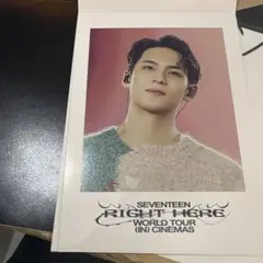 SEVENTEEN RIGHT HERE 映画 入場特典ポストカード ミンギュ