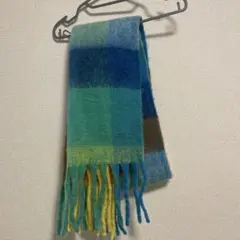 マフラー ブルー