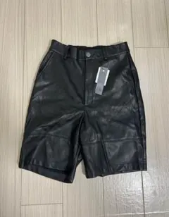 JEANASIS レザーハーフパンツ