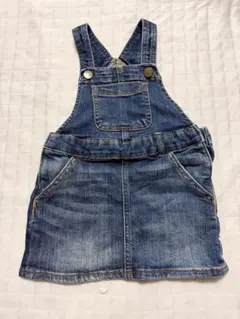 【極美品】babyGAP デニム ジャンパースカート サロペット 95 女の子