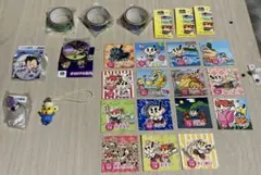 くら寿司 オリジナルグッズ 鬼滅下敷き、テープ、缶バッジ、キーホルダー、シール