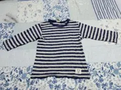 バックナンバー　ライトオン　キッズ　7分　ロンT　ボーダー　120センチ