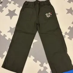 ☆お値下げ☆ダブルビー　オリーブグリーン刺繍入り長ズボン