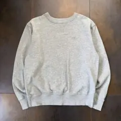 アメリカ規格　champion　プレーン スウェット　無地　歪　グレー　メンズM