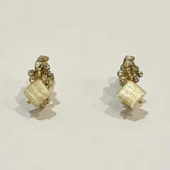 ゴールド ビジュー イヤリング