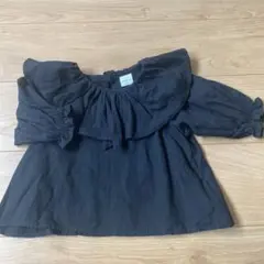 黒◎ブラウス