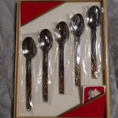 ノリタケ 五撰花 スプーン5本セット（未使用）