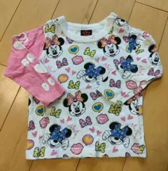 ベビードール　ミニー　ロンT　長袖カットソー　90