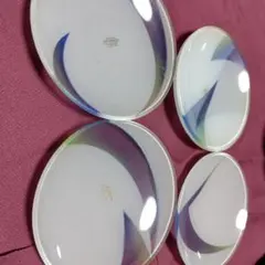 ガラス　皿4点セット