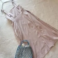 ミッシュマッシュ ジャンパースカート ワンピース ジャンスカ ピンク M