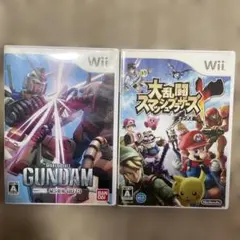 Wiiソフト2点セット大乱闘スマッシュブラザーズ X 機動戦士ガンダム MS戦線