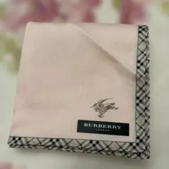 BURBERRY ピンク ハンカチ