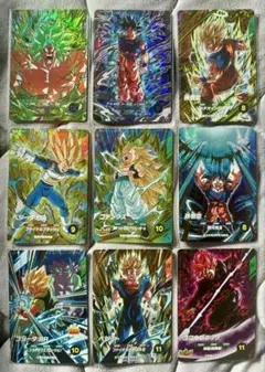 ドラゴンボールスーパーダイバーズ　SEC・GDRいろいろ9枚セット