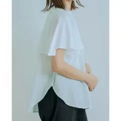 KELEN（ケレン）コットンブラウス ライトグレーのサムネイル