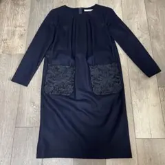 エムプルミエブラック　ネイビーワンピース34