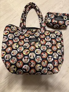 ミッキーマウス エコバッグ 大きめトート　　未使用。