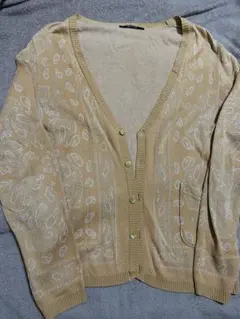 日本製限定 AMERICAN RAG CIE ペイズリーカーディガン ジャケット
