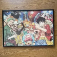 ワンピース 3D絵画黒フレーム付き