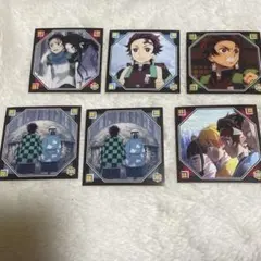 鬼滅の刃　ステッカー　シール　炭治郎　禰豆子　我妻善逸　玄弥　栗花落カナヲ