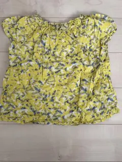 ★ボンポワン　チュニック　8歳　130 140 ミモザ柄