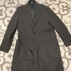 【美品】ユニクロU チェスターコート カーキ　Lサイズ