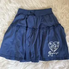 ラプンツェル フリルスカート 130cm ネイビー