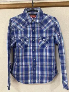 リーバイス 長袖シャツ チェック柄 コットン M レディース Levi's