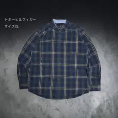 トミーヒルフィガー XL チェックシャツ
