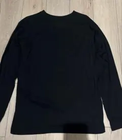 無印良品　ブラック 長袖 Tシャツ 男女共用