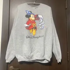 希少】Disney 25周年記念刺繍 スウェット ミッキー トレーナー XL
