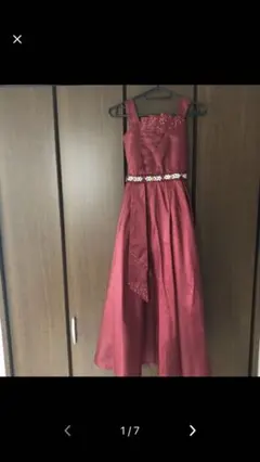 ドレス　140センチ　試着のみ　赤　ボールド　アリサナ　ピアノ発表会