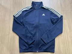 アディダス　ジャージ　上　トップス　ファスナー　３本ライン　ワンポイント