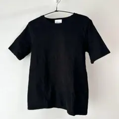 OZOC GIZA COTTON ブラック半袖Tシャツのサムネイル