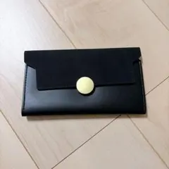 長財布 レザー 黒