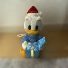 【美品】ディズニー ドナルドダック ぬいぐるみバッジ 2017 クリスマス