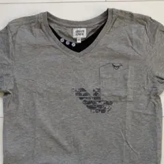 ARMANI JUNIOR アルマーニジュニア グレーTシャツ 14A166cm