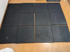 ジムマット 黒 50cm x 50cm　厚さ20mm　12枚セットのサムネイル
