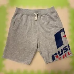 RUSSELL ラッセル スウェットハーフパンツ カットオフ M グレーのサムネイル