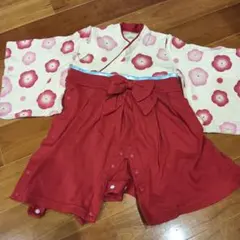 袴風ロンパース 80cm