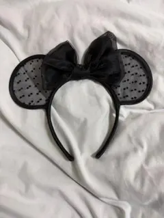 ミニーマウス風 黒カチューシャ