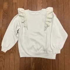 裏起毛 トレーナー 150 フリル